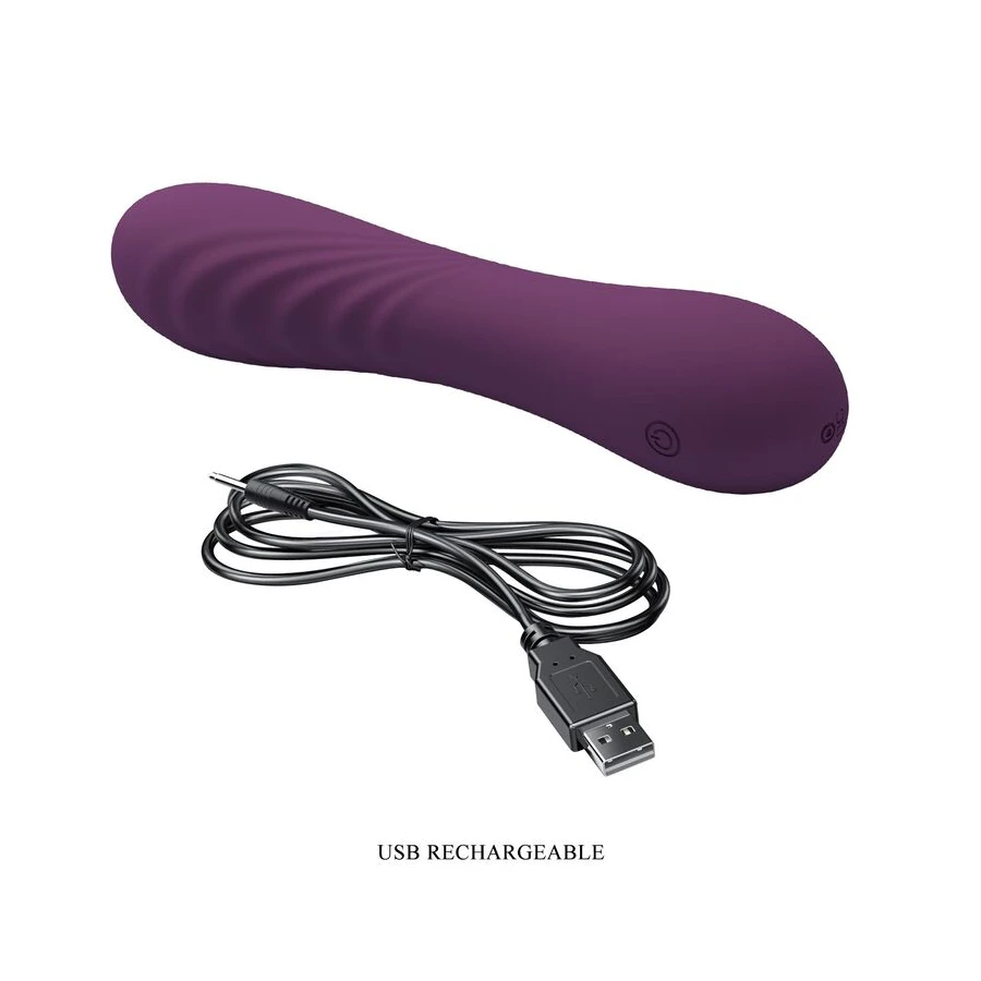PRETTY LOVE - VIBRATORE RICARICABILE ALEXISROSE 10 FUNZIONI VIOLA